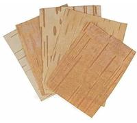 Manjusha Natural Bhojpatra, Bhoj patra Sheet 100% Orignal (Size 6.5in x 6in), 5 Pieces Bhojpatra for Yantra and Mantra Writing, Betula Utilis Bark for Pooja & Mantra Use
