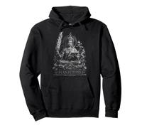 Manjushri Buddhist Wisdom Sword And Sutra Lotus Pullover Hoodie