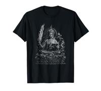 Manjushri Buddhist Wisdom Sword and Sutra Lotus T-Shirt