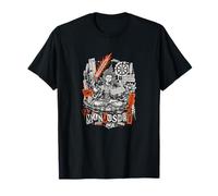 Manjushri Buddhist Wisdom Sword Dharma Wheel Lotus T-Shirt