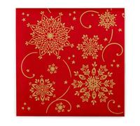 Mank Airlaid Napkins 40 x 40 cm Premium Disposable Napkins Textile and Absorbent Perfect for Christmas Parties and Advent Parties Pack of 50 40 x 40 cm red