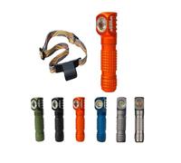 Manker E02 III 400 Lumens Pocket EDC Flashlight/Headlamp，4000K High CRI R9080 LED，IP68 Waterproof，Magnetic Tail, Clip & Headband，Versatile for Outdoor/Indoor Use，Orange Version