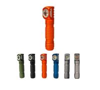 Manker E02 III Pocket EDC Flashlight with Magnetic Tail & Reversible Clip - Cool White 6500K 560 Lumens AAA/10440 USB-C Rechargeable Flashlight (Orange-No Headband)