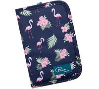 ManKn Family Passport Holder Document Organizer, Waterproof Flamingo Print Travel Wallet Purse Ticket Credit ID Card Cash Pouch Holiday Money Bag for Men Women