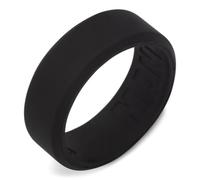 Manly Bands: Men's Silicone Rings and Wedding Bands - 8mm Silicone Rings for Him - Comfortable and Safe Solution for Exercise, Yard Work, And Manual Labor, 12, Silicone, No Gemstone