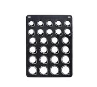 Manly Bands Ring Sizer: Accurate Ring Sizer Measuring Tool for Men and Women, Sizes 5-20 in Whole and Half Sizes, Find Your Perfect Fit at Home
