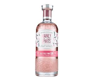 Manly Spirits Co. Australian Lilly Pilly Pink Gin, Craft Gin 40% ABV