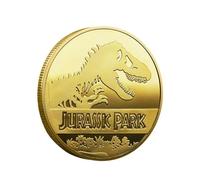 MANMANXI Souvenir Coin REPLICA Commemorative Coins Medallion Badges Coins Jurassic Park Dinosaurs Coins-Gold