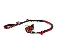 ManMat Canicross Snura Pull Lead 145 cm + 50 cm Shock Absorber Canicross Dog Sports Running Back-Friendly Black / Red