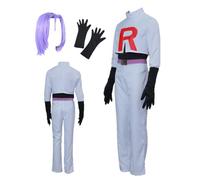 MANMICOS US size Anime James Cosplay costume Rocket Team Kits mens suit (Large)