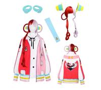 MANMICOS US size Anime Uta Cosplay costume Red Theater UTA cosplay daily Halloween suit (Large)