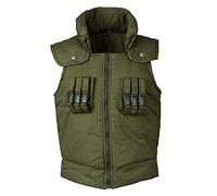 MANMICOS US Size Comic Mens Anime Cosplay Costume Halloween green vest (Large, Vest)