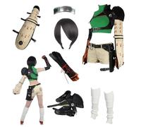 MANMICOS Us size Comic Yuffie Kisaragi Cosplay Costumes womens party suit (Medium)