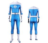 MANMICOS Us size Movie Mister Fantastic cosplay costume bodysuit party suit (Human Torch, Small)