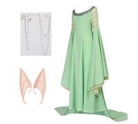 MANMICOS Us size Movie women cosplay costume Green dress party suit (X-Large)