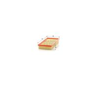 MANN-FILTER Air Filter C 2860 – Fits Audi, VW, Chrysler, Dodge, Plymouth