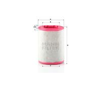 MANN Air Filter Insert 180mm Outer Diameter Fits Land Rover Range Rover