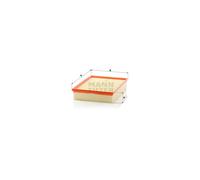 x1 Mann-Filter Air Filter C31196 Made in UK