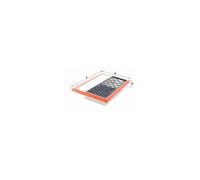 MANN Air Filter Left 250mm Length Fits GL-Class GL 320 CDI / 350 BlueTEC 4-matic