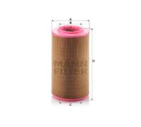 Air filter Filter Insert C 17 278 MANN-FILTER for PEUGEOT FIAT CITROËN