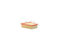 Air filter Filter Insert C 2295/3 MANN-FILTER for SKODA VW SEAT