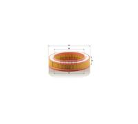 MANN-FILTER C 2540 Air filter