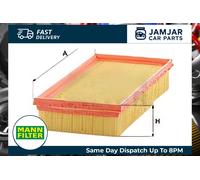 MANN-FILTER Air Filter C 3091 - for Cars & Transporters - 294 x 143 x 50 mm