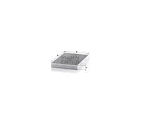 MANN Cabin Air Activated Carbon Filter Service Fits Audi A4 S4 quattro 1.9 TDI