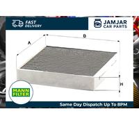 Cabin filter below the glove compartment Activated Carbon Filter CUK 26 010