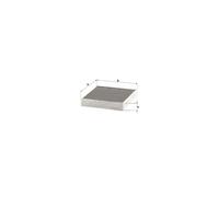 Cabin filter below the glove compartment Activated Carbon Filter CUK 26 010