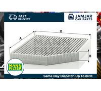 MANN-FILTER CUK 2450 Cabin Air Filter - Pollen Filter with Activated Carbon - for Cars + Transporters