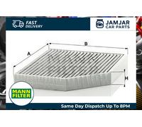 MANN-FILTER CUK 2450 Cabin Air Filter - Pollen Filter with Activated Carbon - for Cars + Transporters