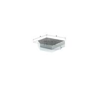 MANN-FILTER CUK 2641 Cabin Air Filter - Pollen Filter with Activated Carbon - for Cars + Transporters