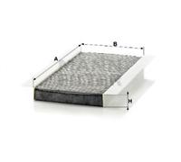 MANN CUK3337 Cabin Air Filter Fits Cadillac BLS Fiat Opel Saab Vauxhall