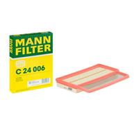 MANN-FILTER Air Filter Insert C 24 006 - 31×170×239 mm - for ABARTH 500C/595C/695C