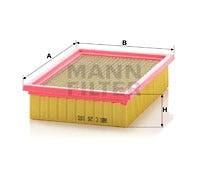 C26100 Air Filter Insert 57mm Height 180mm Width 255mm Length Service By Mann