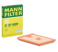 MANN Air Filter 269mm Length Fits Audi A1 A3 Q2 Q3 Cupra Leon Seat Skoda VW