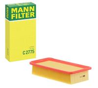 MANN-FILTER Air Filter Insert C 2775 for KIA & HYUNDAI 265 x 135 x 57 mm