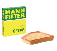 MANN-FILTER, C 31 143 Air Filter | For Passenger Cars, Clean Air Intake, Durable Filter Media, Perfect fit Design, True OE Engineering