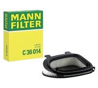 MANN C36014 Air Filter Insert 348mm Length 92mm Height Fits BMW X3 X5 X6