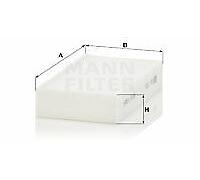 MANN-FILTER CU 1721-2 Cabin Air Filter (set of 2) - for Cars + Transporters
