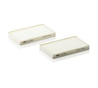 MANN-FILTER Cabin Filter CU 20 005-2 – Particulate, behind the glove compartment, set of 2