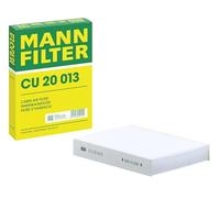 MANN-FILTER, CU 20 013 Cabin Air Filter | For Passenger Cars, Dust and Pollen Filtration, Improved Air Quality, Interior Air Protection, True OE Engineering
