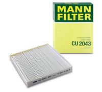 MANN-FILTER, CU 2043 Cabin Air Filter | For Passenger Cars, Dust and Pollen Filtration, Improved Air Quality, Interior Air Protection, True OE Engineering