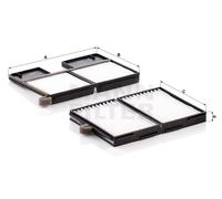 MANN-FILTER CU 21 001-2 Pollen filter