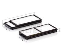 MANN-FILTER CU 22 001-2 Cabin Air Filter (set of 2) - for Cars + Transporters