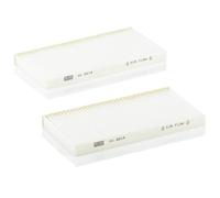 MANN-FILTER Cabin Air Filter CU 2214-2 - Particulate/Pollen, behind glovebox, for KIA, Set of 2