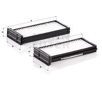 MANN-FILTER CU 23 000-2 Pollen filter