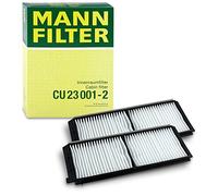 MANN-FILTER CU 23 001-2 Cabin Air Filter (set of 2) - for Cars + Transporters
