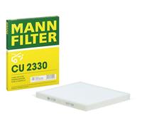 MANN-FILTER Cabin Air Filter CU 2330 – Particulate/Pollen – H19×L248×W198 mm